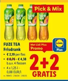 Promotie: FUZE TEA Frisdrank