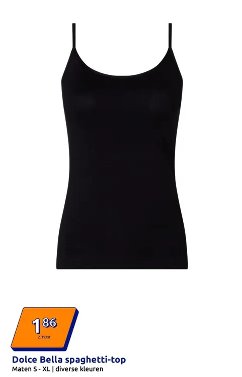 Aanbieding: Dolce bella spaghetti-top
