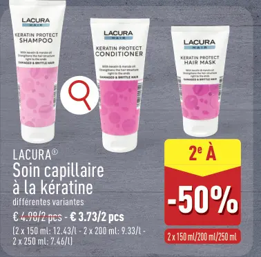 Offre: Soin capillaire à la kératine
