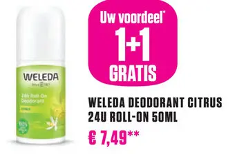 Aanbieding: Weleda Deodorant Citrus 24U Roll-On 50ml