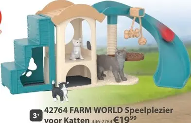 Aanbieding: Farm World Speelplezier voor Katten
