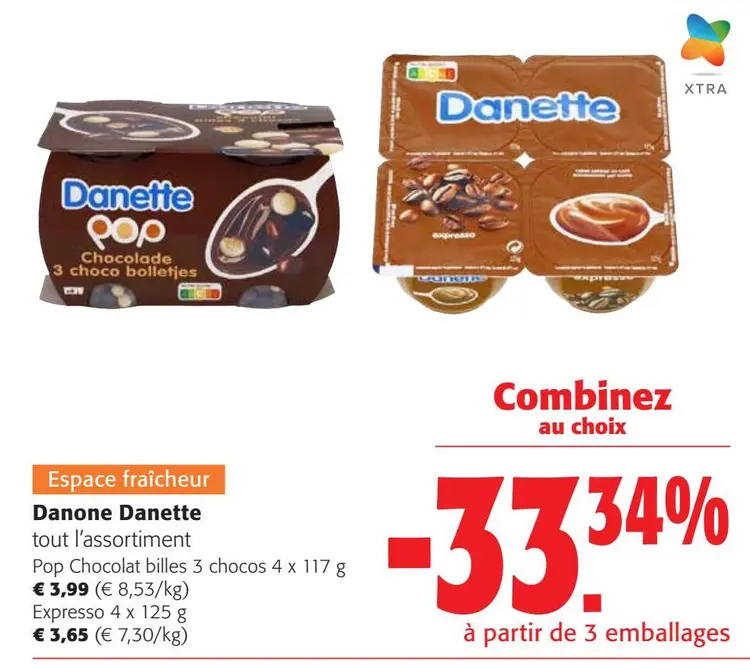 Offre: Danone Danette tout l'assortiment