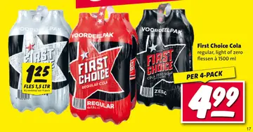 Aanbieding: First Choice Cola