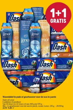 Aanbieding: Wasmiddel in pods of geurbooster voor de was