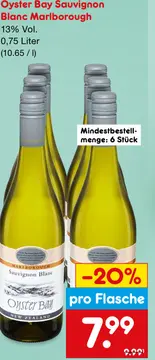 Aanbieding: Oyster Bay Sauvignon Blanc Marlborough