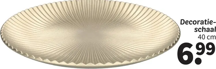 Promotie: Decoratieschaal