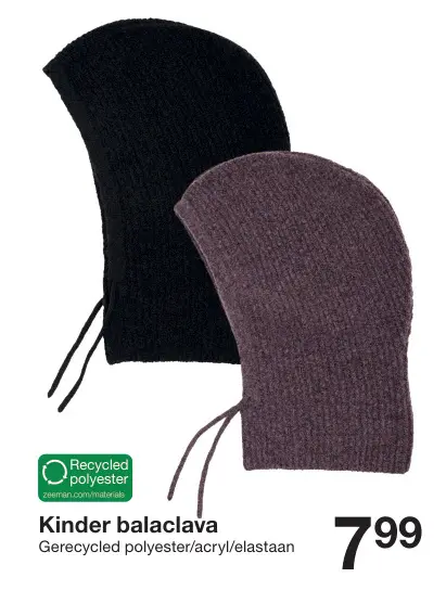 Aanbieding: Kinder balaclava