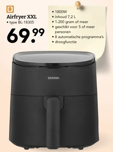 Aanbieding: Airfryer XXL