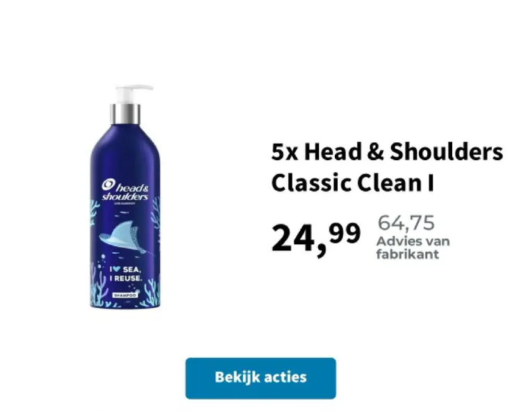 Promotie: Head & Shoulders Classic Clean