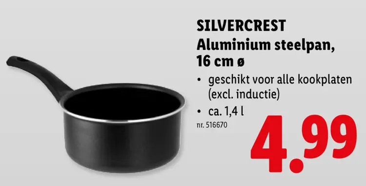 Promotie: Aluminium steelpan