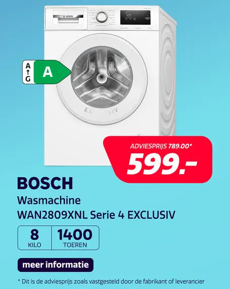 Aanbieding: Wasmachine