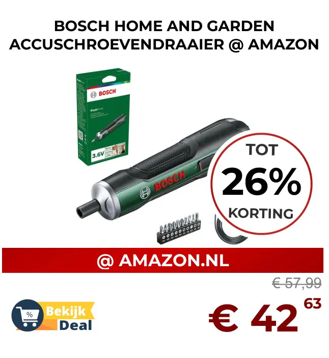 Aanbieding: Home and garden accuschroevendraaier