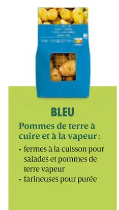 Offre: Pommes de terre à cuire et à la vapeur
