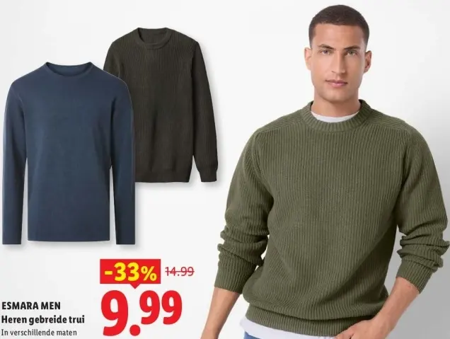 Aanbieding: Heren gebreide trui