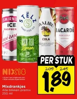 Aanbieding: Mixdrankjes