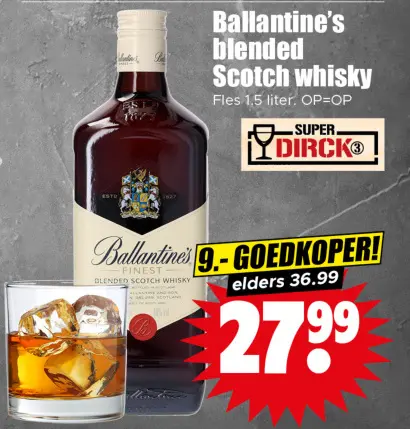 Aanbieding: Ballantine's blended Scotch whisky