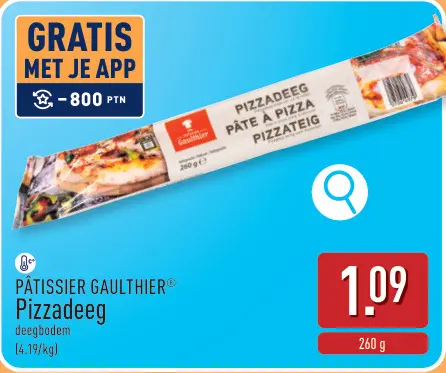 Promotie: Pâtissier Gaulthier Pizzadeeg