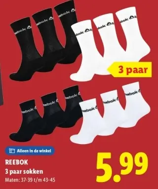 Aanbieding: sokken