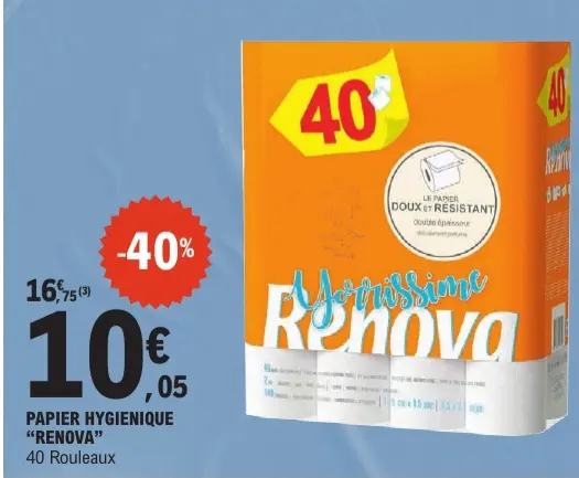 Offre: Papier hygienique