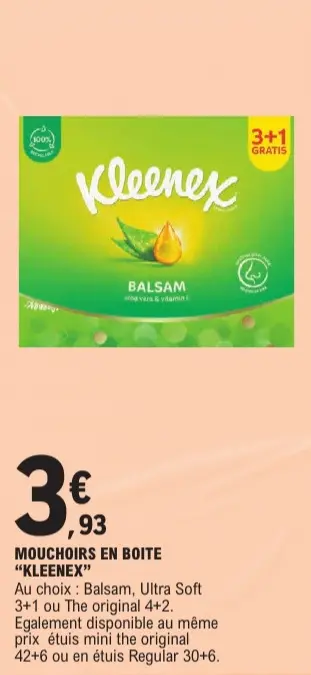 Promotie: Mouchoirs en boite