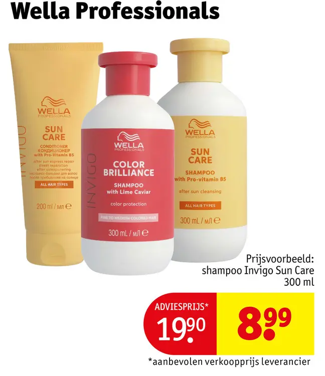 Aanbieding: Wella professionals
