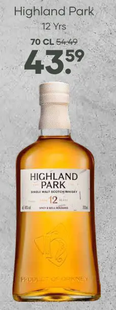 Aanbieding: Highland Park 12 Years Orkney Malt