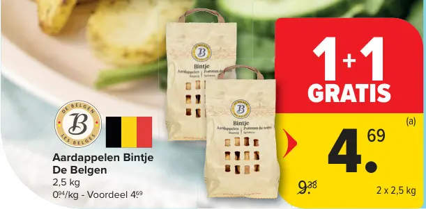 Promotie: Aardappelen Bintje