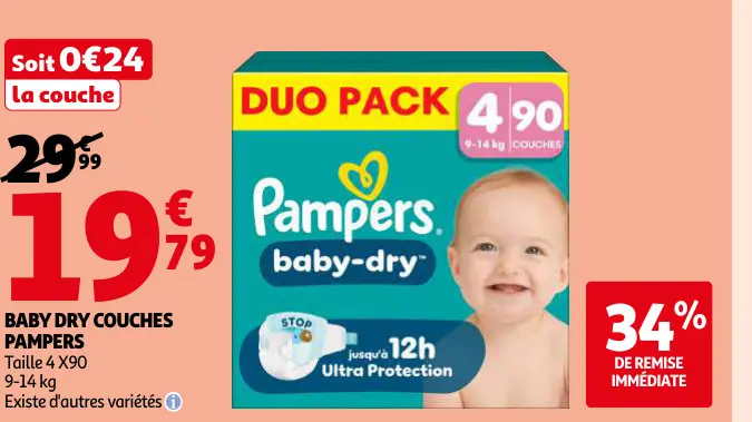 Offre: Baby dry couches