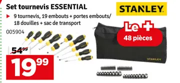 Offre: Set tournevis ESSENTIAL