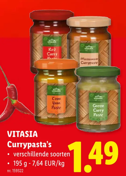 Promotie: Currypasta's