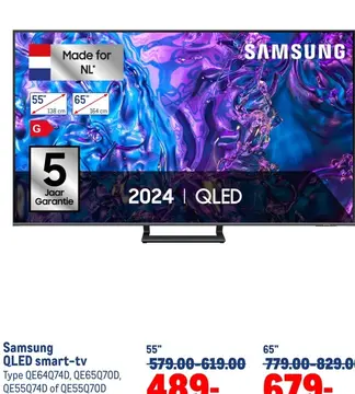 Aanbieding: Samsung QLED smart-tv