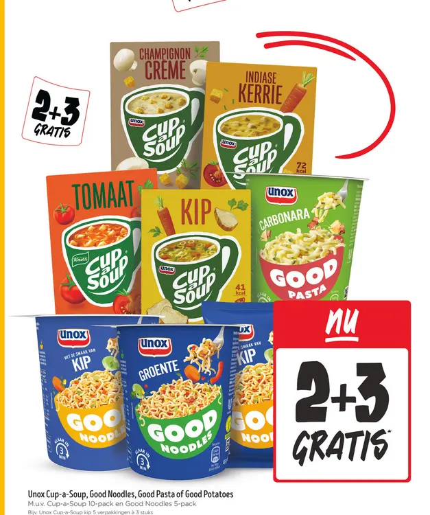 Aanbieding: Cup-a-Soup, Good Noodles, Good Pasta of Good potatoes