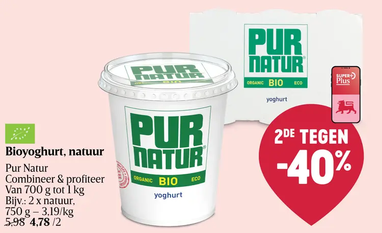 Promotie: Bioyoghurt, natuur