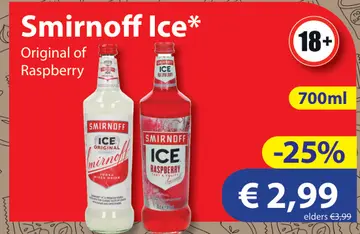 Aanbieding: Smirnoff Ice
