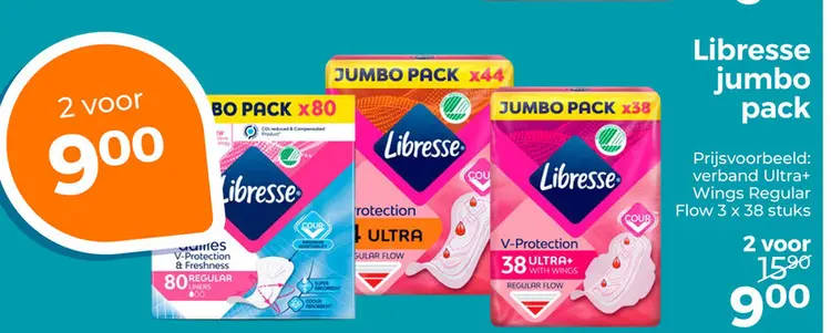 Aanbieding: Libresse jumbo pack