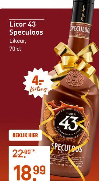 Aanbieding: Licor 43 Speculoos 70CL