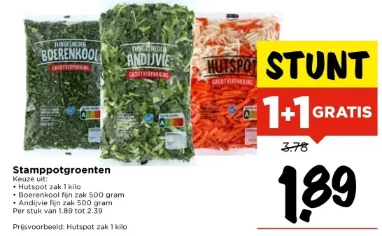 Aanbieding: Stamppotgroenten