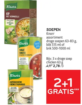 Promotie: Knorr Soepen