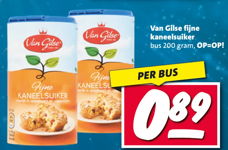 Aanbieding: fijne kaneelsuiker