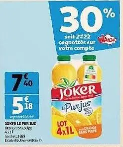 Promotie: Le pur jus