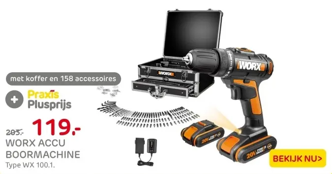 Aanbieding: Accu boormachine