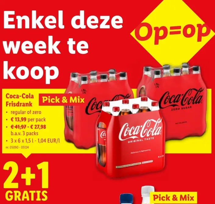 Promotie: Coca-Cola Frisdrank