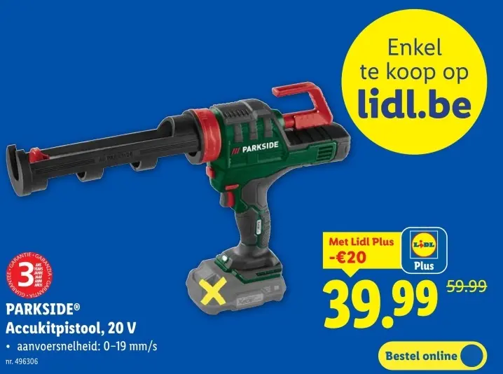 Promotie: Accukitpistool