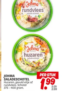 Aanbieding: JOHMA SALADESCHOTEL