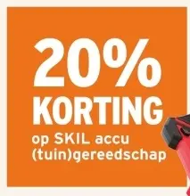 Aanbieding: SKIL accu (tuin)gereedschap