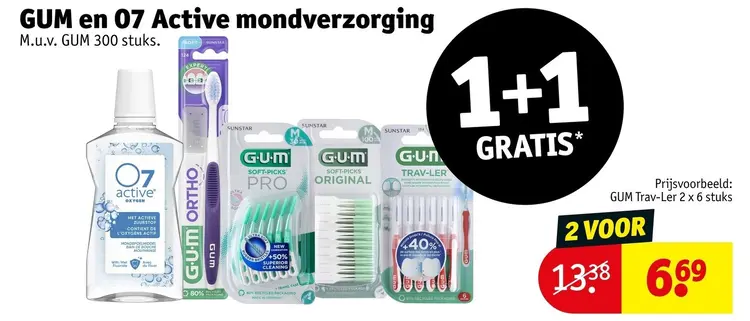 Aanbieding: GUM en 07 Active mondverzorging