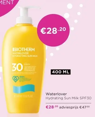 Aanbieding: Waterlover Hydrating Sun Milk SPF30