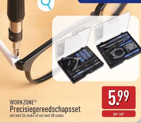 Promotie: Precisiegereedschapsset