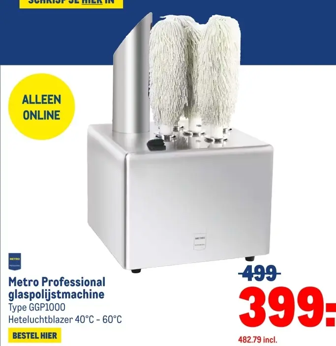 Aanbieding: glaspolijstmachine