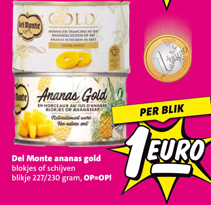 Aanbieding: ananas gold